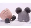 Winter Knitted Kids Baby Hat Warm Thicker Children Infant Beanie Cap Girls Bonnet Casquette Enfant GC703