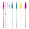 Disposable Crystal Eyelash Brush Mascara Wands Applicator Grafting Eyelash Curling Beauty Makeup Tool Eye Lash Brush