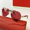 Männer klassische Marke Doppel Nase Bridge Schraube Dekorieren Sie Sonnenbrillen Gradientenfarbe REDLEZEN MULTICOLOR -Linsen Fashion Gläses9958123