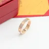 Новый бренд, кольцо из титановой стали с цирконием, классический роскошный модный стиль, из нержавеющей стали, гипсофила, розовое золото, модное женское кольцо039s, кольцо5983083