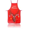 Santa Claus Christmas Apron Adjustable Cooking Aprons Xmas Decor Noel Navidad Decorations Restaurant House Kitchen Supplies JK2010XB