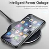 10W QI Wireless Charger för iPhone 8 X XR XS Max QC30 10W Fast Wireless Charging för Samsung S9 S8 Note 9 S10 USB Charger Pad7104659