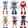 40cm Cute Hedgehog Sonic Plush Toy Animation Film och TV Spel omgivande Doll Cartoon Plush Animal Leksaker Barnens julklapp