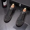Comfort Fashion Trend Men Business Wedding Shoes Classic Luxury Designer Lace Up Casual Sneakers Round Toe Athletic Walking Laafers Y138