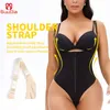 GUUDIA THONG SHAPEWEAR 6XL Shapers per le donne Tummy Control Fajas Colombianas Body Zipper Open Busto Vestito 220208