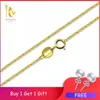 체인 Nymph Genuine 18K Gold Chain Fine Jewelry Real AU750 목걸이 웨딩 연회 선물 x312-n1