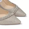 Scarpe eleganti da sposa con sandali da sposa !! Romy Latte Nappa Décolleté in cristallo con foglie a punta Lady Strass Tacchi alti Sandali estivi da passeggio sexy da donna con scatola, EU35-42