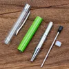 Creative Empty Tube Ballpoint Pen 28 Colors Self-filling Metal Crystal Ballpen With no Gold Foil Oil Roller Ball Pen Cute DIY Writing Gift