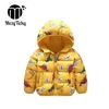 Children's 90% Casaco de Algodão Bebê Bebê Baixo Jaqueta Meninos Com Capuz Colhedores Meninas Quente Inverno Roupas Criança Crianças Outerwear 2-6 Anos LJ201017