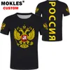 RUSSIA maglietta su misura gratuita nome numero rus socialista t-shirt bandiera russa cccp urss fai da te rossiyskaya ru vestiti dell'unione sovietica LJ200827