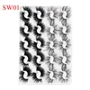 20 PairsBoxed 25mm Mixed Styles 3D Mink False Eyelashes Natural Long Lashes Handmade Wispies Bushy Fluffy Sexy Eye Makeup Tools E4911303