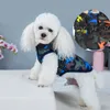 Pet Camouflage Dog Coat Windproof Winter Cotton Jacket Bröstband Harness Vest för små medium hundar jk2012xb