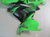 Yeşil Siyah Kazak Vücut Kiti Kawasaki Ninja ZX14R 06 07 ZX-14R ZX 14R 2006 2007 Enjeksiyon Kalıp Kuramları Set