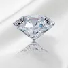 0.1ct ~ 8ct d color vvs1 둥근 모양 moissanite 돌 여자 쥬얼리 보석을위한 다이아몬드 테스터 느슨한 보석