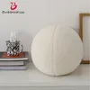 Bubbla Kiss Nordic Ball Shaped Solid Färg Fylld Plush Pillow För Soffa Sit Dekorativ Kudde Mjuk Kontor Midja Vila Kudde 220309