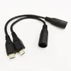 DC Power 5.5x2.1mm Female to Micro USB2.0 Male Plug Charge Cable About 12CM/Free DHL/200PCS