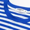 Rus Donanma Erkekler Mavi Stripe T-Shirt Denizci Deniz Uzun Kollu Askeri Top 923-493 201203