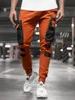 Casual Mężczyźni Joggers Spodnie Patchwork Cargo Spodnie Mężczyźni Multi-kieszenie Spodnie 2020 Mężczyźni Sportswear Hip Harem Streetwear