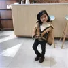 Baby Girl Winter Clothes Kids Fur Jacket New Faux Fur Coat Thickening Warm Soft Leopard Print Boys Clothes Children Overwear LJ201125