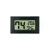 Preto / Branco FY-11 Mini Digital Ambiente LCD Termômetro Higrômetro Medidor de Temperatura de Umidade no Quarto Geladeira Geladeira WB3208