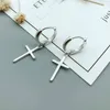 Earrings for Women Flyleaf 925 Sterling Silver Cross Dangle New Trend Lady Fashion Jewelry Pendient Mujer Moda