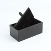 HELA 100PCSLOT Black Cufflink Box Gift Case Holder Jewelry Packaging Boxes Organizer DHL HELA BINS1774459