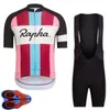 Rapha Team Cykling Korta ärmar Jersey Shorts Set Bike Wear Sommar Toppar Andas snabbt -dy Cykel Kläder S21031111