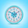 Pointer Number Time Cartoon Silent Creative Round Wall Clock Child Bedroom Children Non Tick Bell for Living Room Bedroom H1230