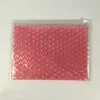 Yeni Sönümleme PVC Kabarcık Çanta Fermuar Sızdırmazlık Çantası 21 * 16 CM Şişme Köpük Kozmetik Depolama Hediye Paketleme Posta Çantaları