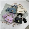 Cross Body 2022 Simple Chain Crossbody Bags For Women Mini PU Leather Handbags With Wallet Small Tote Purses 2 Pcs Set