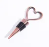 Hartvormige Champagne Wijnfles Stopper Valentines Bruiloft Geschenken Set Wine Stopper Bar Accessoires XB1