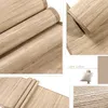 Vintage 3D Wood Wallpaper rolka Rustykalna Tekstrutowa ciemnobrązowa sztuczna deska papier ścienny do sypialni Tło 8833875