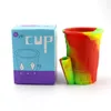 Colorful Silicone with Ashtrays box durable fashionable Home Novelty Crafts designer water pipe smoking accessorie