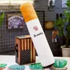 2022 Novo Creative Quit Cigarette Plush Brinquedo Quit Vinho Frasco Travesseiro Envie um Pai e Namorado Feriado Presente Atacado