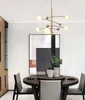 Modern and simple chandelier lights fashion magic bean restaurant pendant lighting designer bedroom living room branch pendant lamps