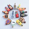 garden shoe accessories pvc shoe flower charms buckle clog bracelet wristband decoriation mexican bottle wholesale