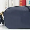 Borsa quadrata piccola con nappa di lusso Borse a tracolla in vera pelle da viaggio all'aperto con frange cerniera liscia patta morbida baguette in tela singola borsa di design più grande taglia MM nera