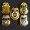 Badge in metallo degli Stati Uniti Agent Speciale Detective Coat Back Pins Pin Insignia Officer Emblem COSTRO COLLEZIONE FILM SHOW11613654