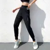 Harem Calças Mulheres Casual Bolso Solto Pants Legging Calças Jogging Sweatpants High Waist Fitness Roupas Branco Preto Gym Calças H1221