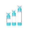 2017 Neue 100pcs/Los 15ml 30 ml 50 ml Make -up -nachfüllbare Flaschen Vakuum Transparente Emulsionspackflasche