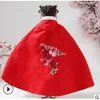 子供用中国の服マッチングケープ秋と冬の長い帽子マント古代中国風の暖かい風の保護