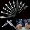 Makar10Packs X 12pcs XXL Extra Long Stiletto Super Cusp French Long Salon Nail Tips Clear Color A00667496120