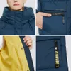 Miegofce Winter Women's Collection Coat Coat Lenge Women Jacket Soft Layer Contrast Design Winter Parka WindProof Clotes 201214