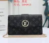 2021New Famous Designer M Walls Cardholder Fashion Luxury Top Quality Goatskin Womens Three Folds Wallet Money Clip med Box Pin224V