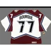 Real Men Real Full 자수 77 Raymond Bourque 2001 Hockey Jersey 또는 사용자 정의 이름 또는 숫자 하키 Jersey5580914