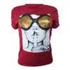 뜨거운 판매 - 여자 디자이너 티셔츠 여성 T 셔츠 편지 흰색 T 셔츠 밝은 시트 인쇄 - 천으로 짧은 소매 디자이너 브랜드 티셔츠