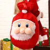 Dekoracje świąteczne Santa Claus Prezent Torby Golden Velvet Torba na prezent Duży Cukierki Działa Santaman Party Supplies