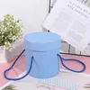 1Pc Round Flower Paper Boxes Hold The Bucket Gift Packaging Box Party Gift Box Candy Bar Party Wedding Storage15058537