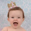 Ins 60 estilos Bebê aniversário coroa acessórios de cabelo da criança festa de festa festa tiara hairbands crianças princesa glitter