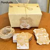 Geschenkwikkeling 25 pc multi -sty's kraftpapier tags handgemaakt/vrolijk kerstfeest bedankt diy ambachten taglabels wikkelvoorraden bruiloft gunsten1